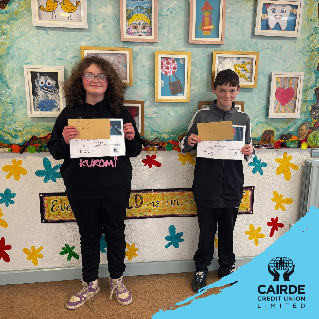 Lydia Egan & Leo Duggan - Art Competition Chapter Level - Runners Up