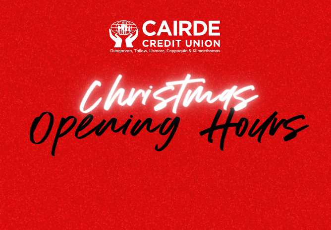 Christmas Opening Hours 2025