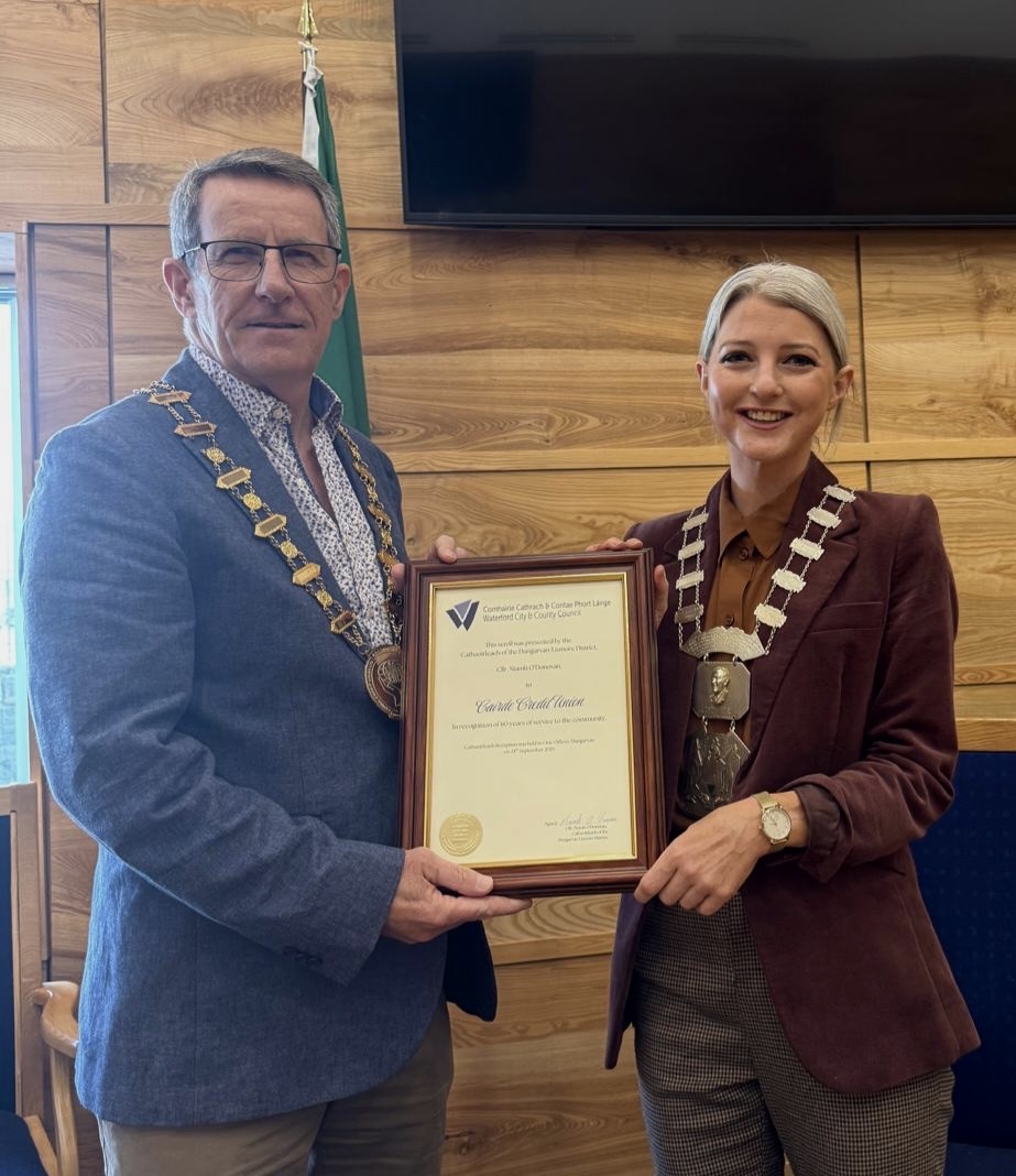 Mayoral Reception in recognition of 60 years of service to the local community.