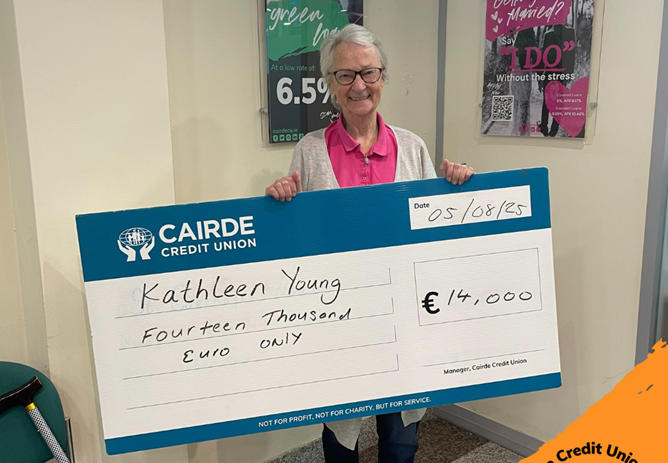 August €14,000 Winner Kathleen Young