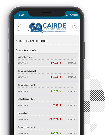 View account balances and transactions